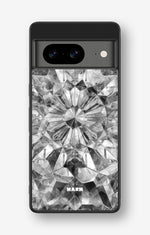 Google Pixel 8 Hard Case – Grey Crystals - View 1