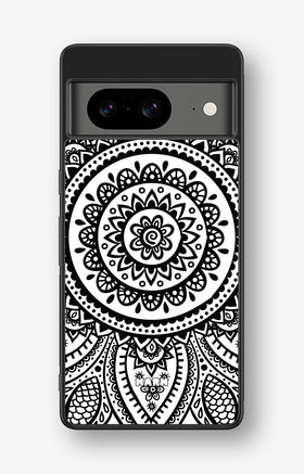 Google Pixel 8 Hard Case – Henna Mandala - View 1