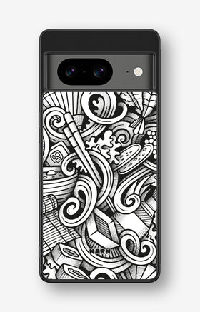 Google Pixel 8 Hard Case – Japanese Pattern - View 1