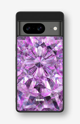 Google Pixel 8 Hard Case – Lavender Crystals - View 1