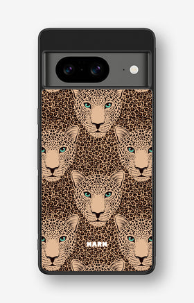 Google Pixel 8 Hard Case – Leopard Gaze - View 1