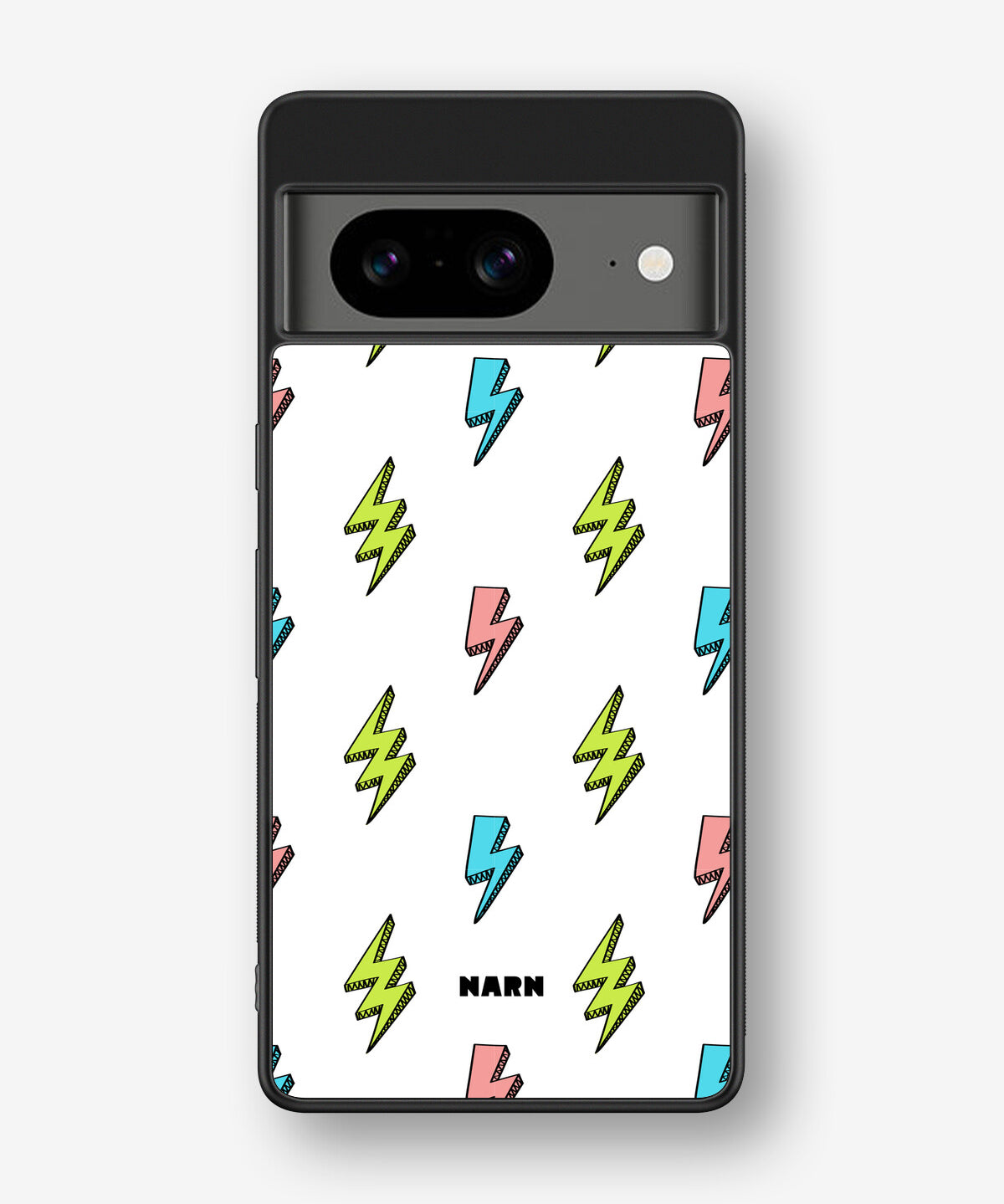 Google Pixel 8 Hard Case – Lightning Bolts - View 1