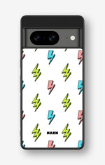 Google Pixel 8 Hard Case – Lightning Bolts - View 1
