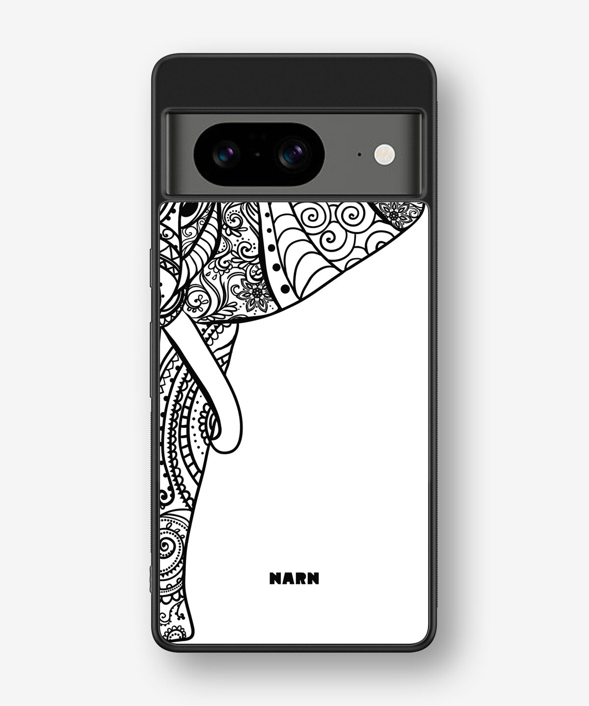Google Pixel 8 Hard Case – Mandala Elephant - View 1