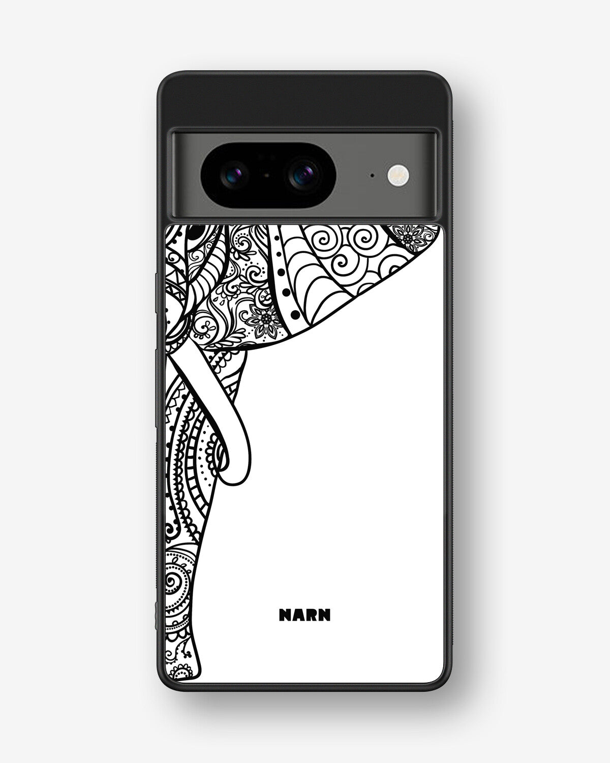 Google Pixel 8 Hard Case – Mandala Elephant - View 1