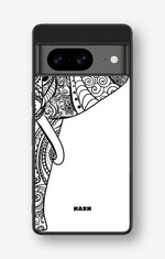 Google Pixel 8 Hard Case – Mandala Elephant - View 1