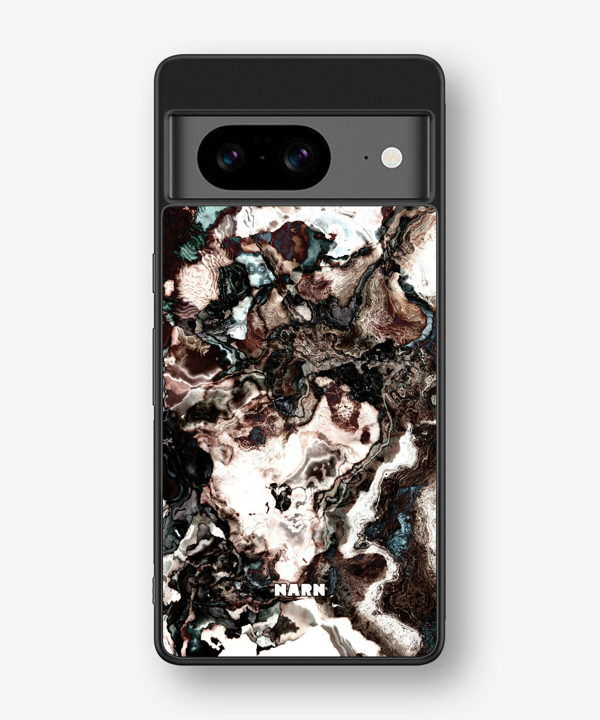 Google Pixel 8 Hard Case – Marble Brown - View 1