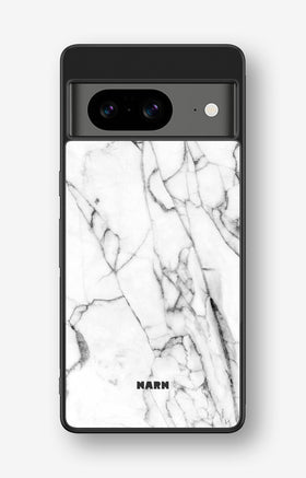 Google Pixel 8 Hard Case – Milky Marble - View 1