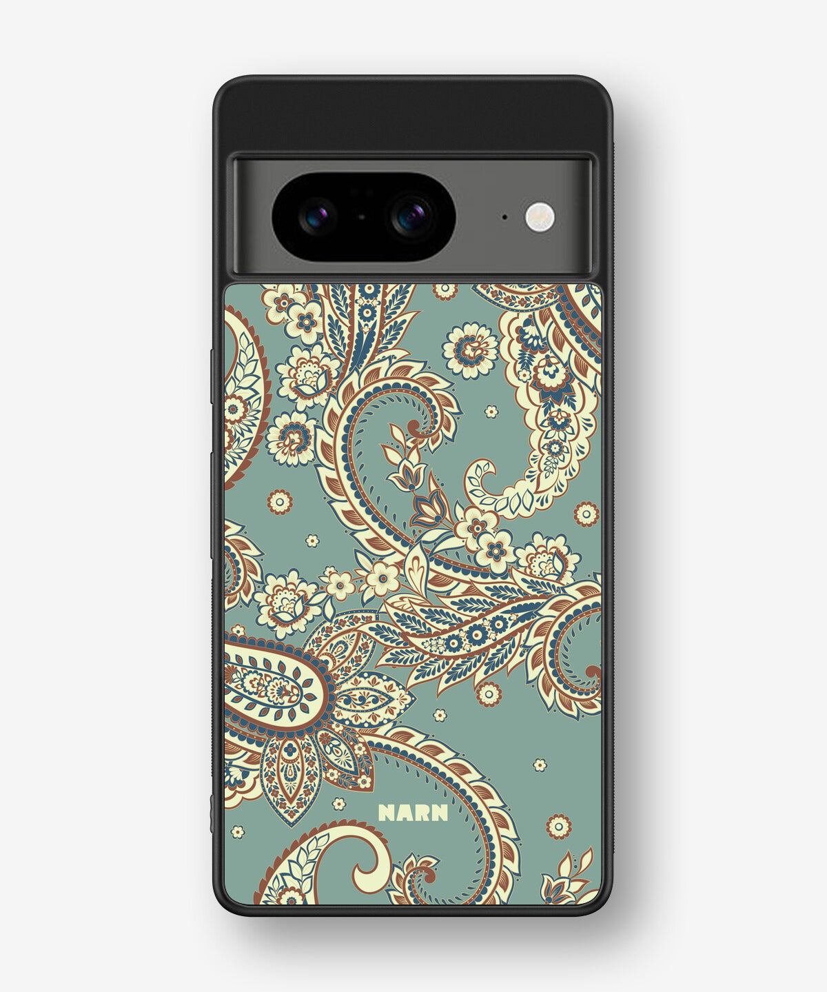 Google Pixel 8 Hard Case – Paisley Green - View 1