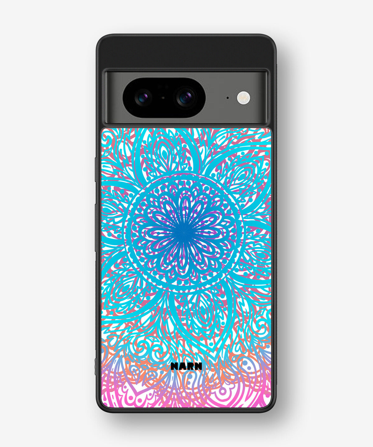 Google Pixel 8 Hard Case – Pastel Mandala - View 1