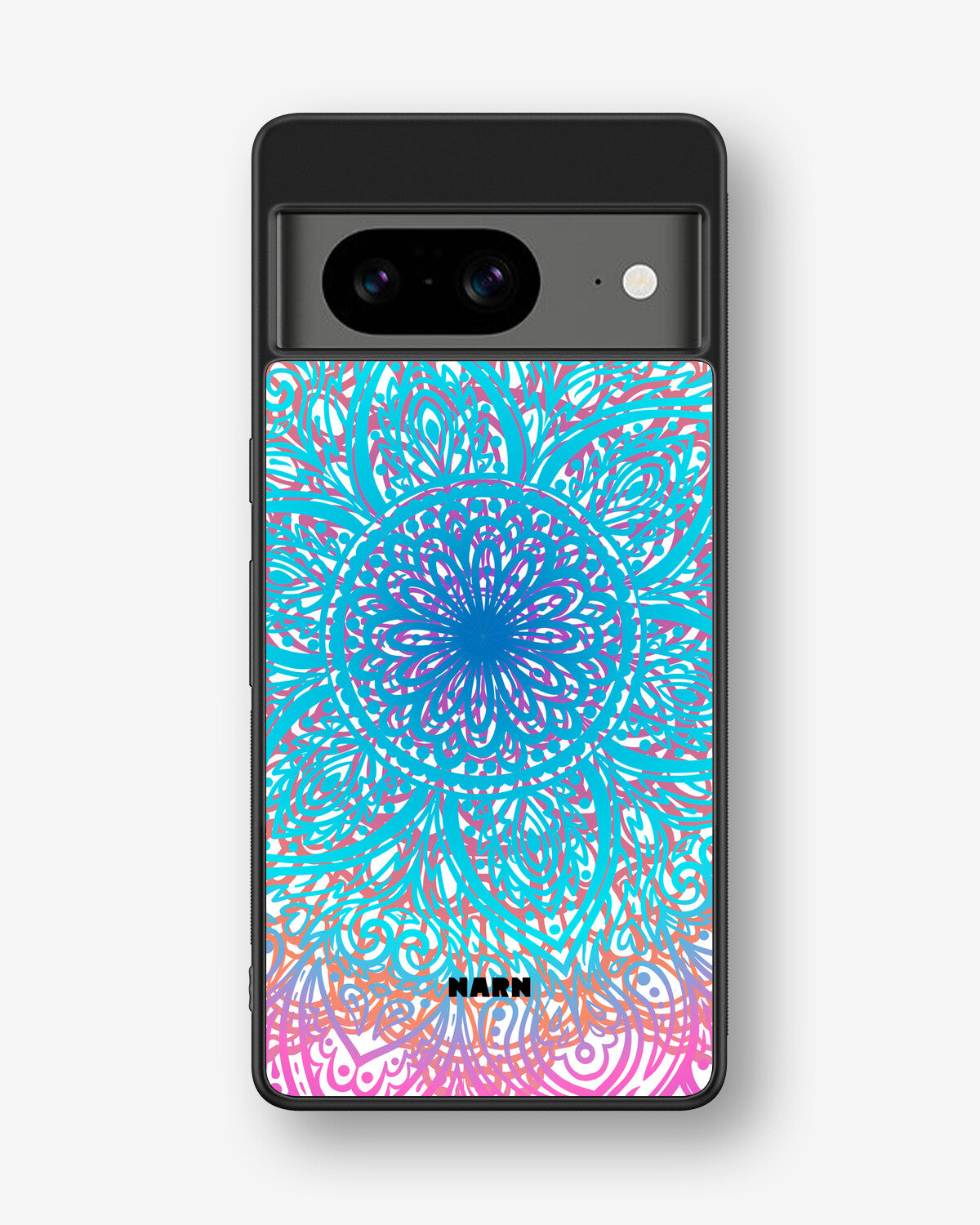 Google Pixel 8 Hard Case – Pastel Mandala - View 1