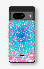 Google Pixel 8 Hard Case – Pastel Mandala - View 1
