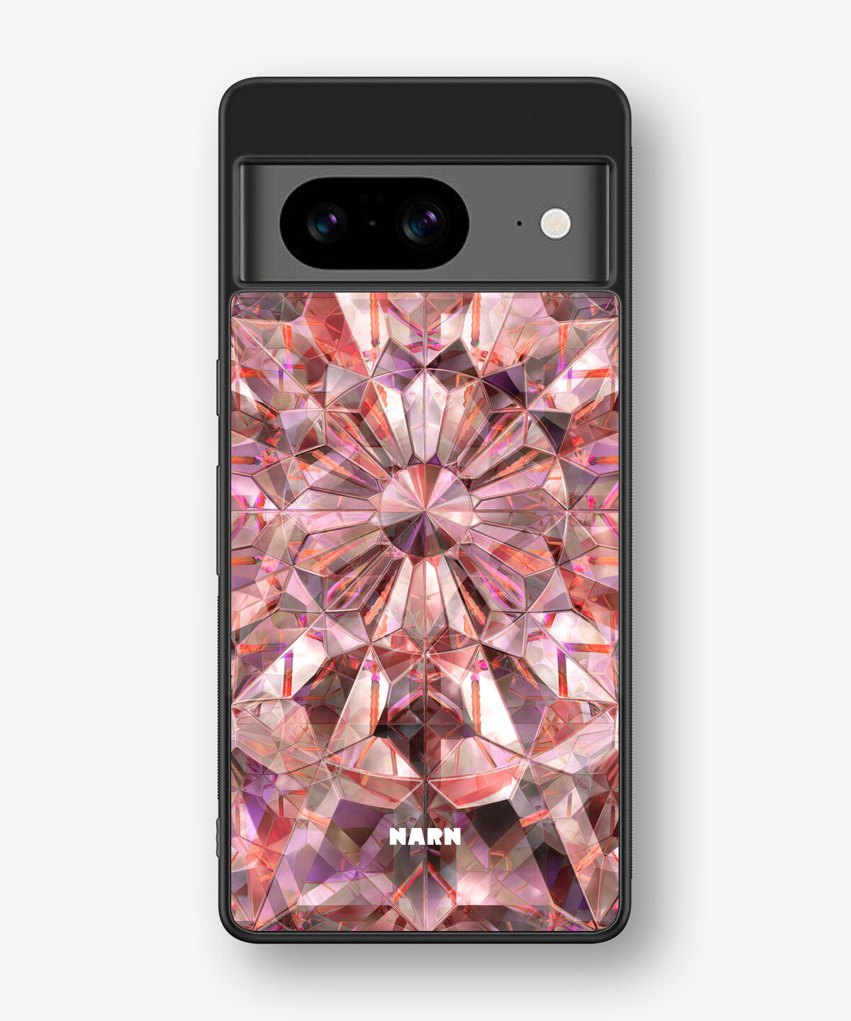 Google Pixel 8 Hard Case – Pink Crystals - View 1