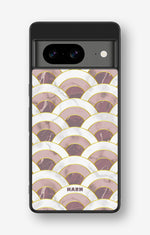 Google Pixel 8 Hard Case – Pink Marble Waves - View 1