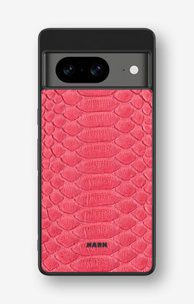 Google Pixel 8 Hard Case – Pink Snake - View 1
