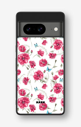 Google Pixel 8 Hard Case – Poppies in Bloom - View 1