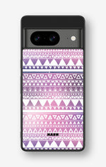 Google Pixel 8 Hard Case – Purple Aztec - View 1