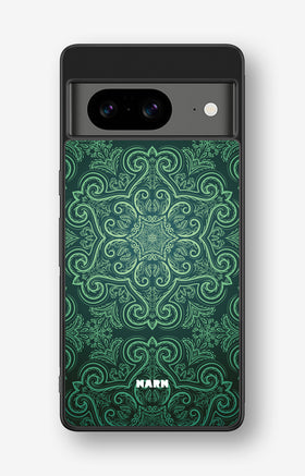 Google Pixel 8 Hard Case – Retro Forest - View 1
