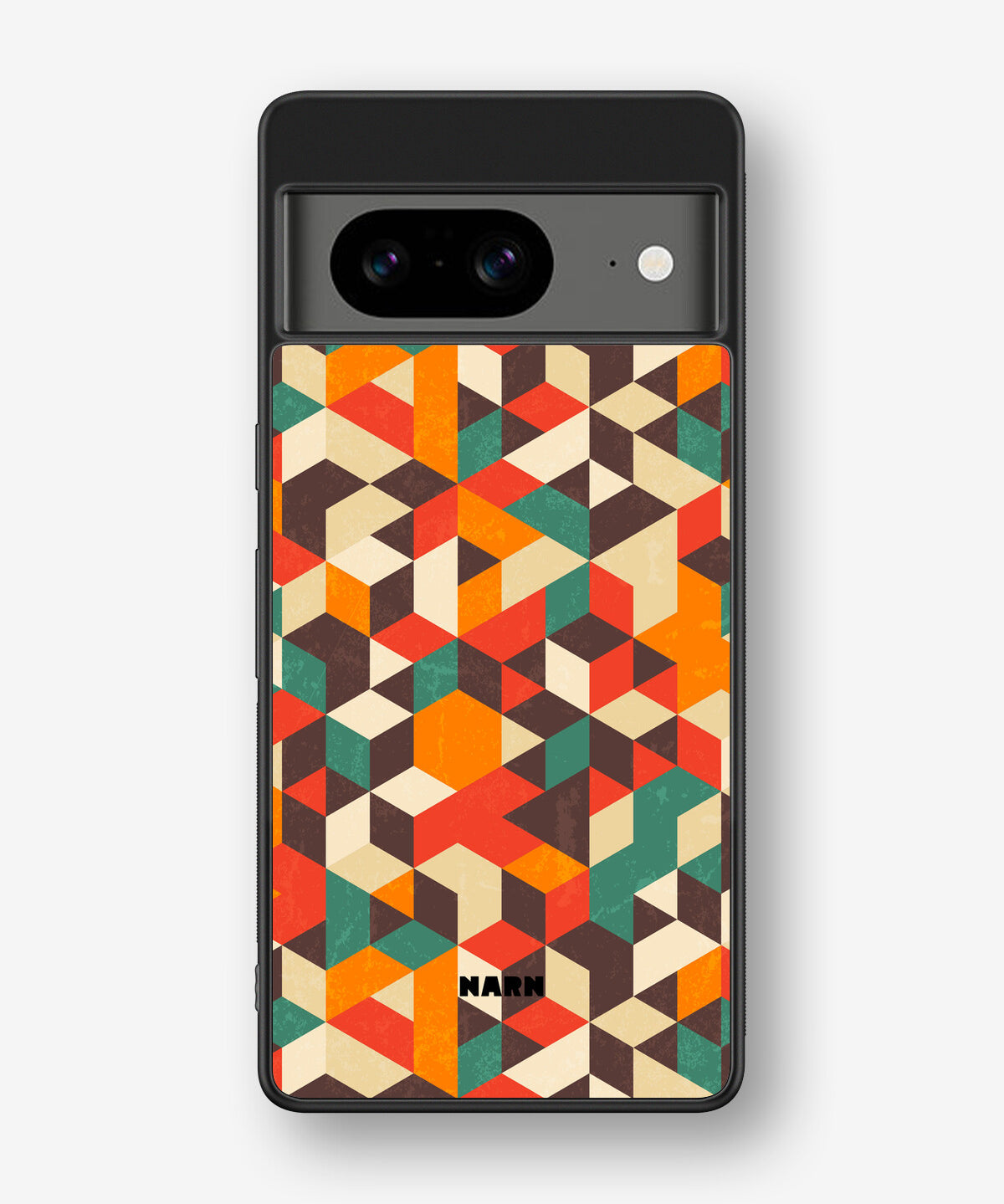 Google Pixel 8 Hard Case – Retro Geometric - View 1