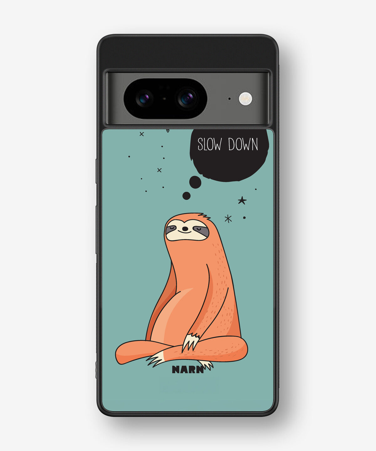 Google Pixel 8 Hard Case – Slow Down Sloth - View 1