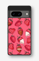 Google Pixel 8 Hard Case – Strawberry Chocolate - View 1