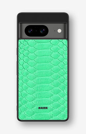 Google Pixel 8 Hard Case – Turquoise Snake - View 1
