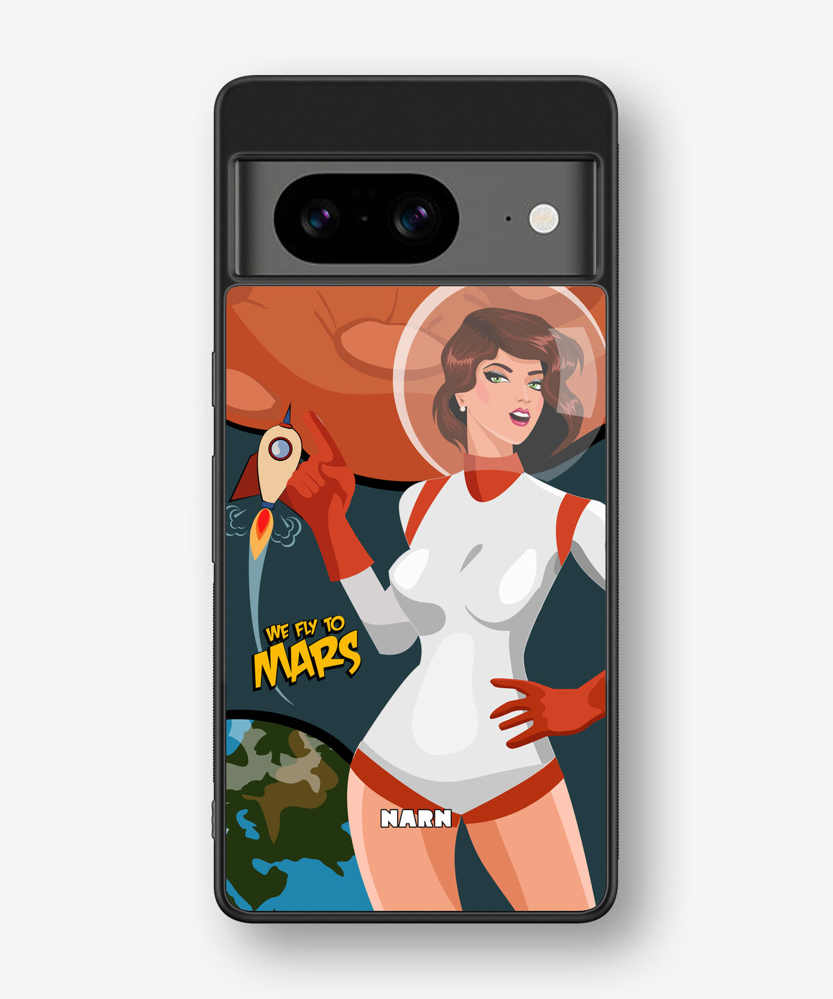 Google Pixel 8 Hard Case – We Fly To Mars - View 1