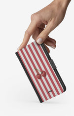 Google Pixel 8 Wallet Case - Cherry Stripes - View 2