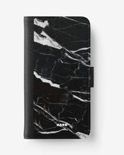 Google Pixel 8A Wallet Case - Black Marble - View 1