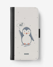 Google Pixel 9 Pro Wallet Case - Cute Penguin - View 1