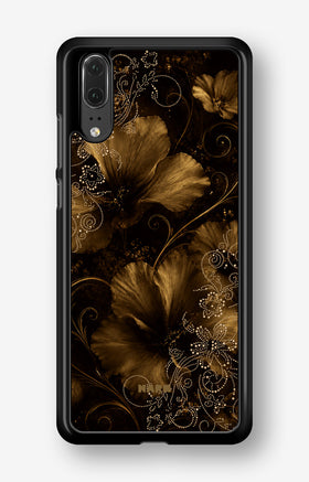Huawei P20 Hard Case – Bloom Noir - View 1
