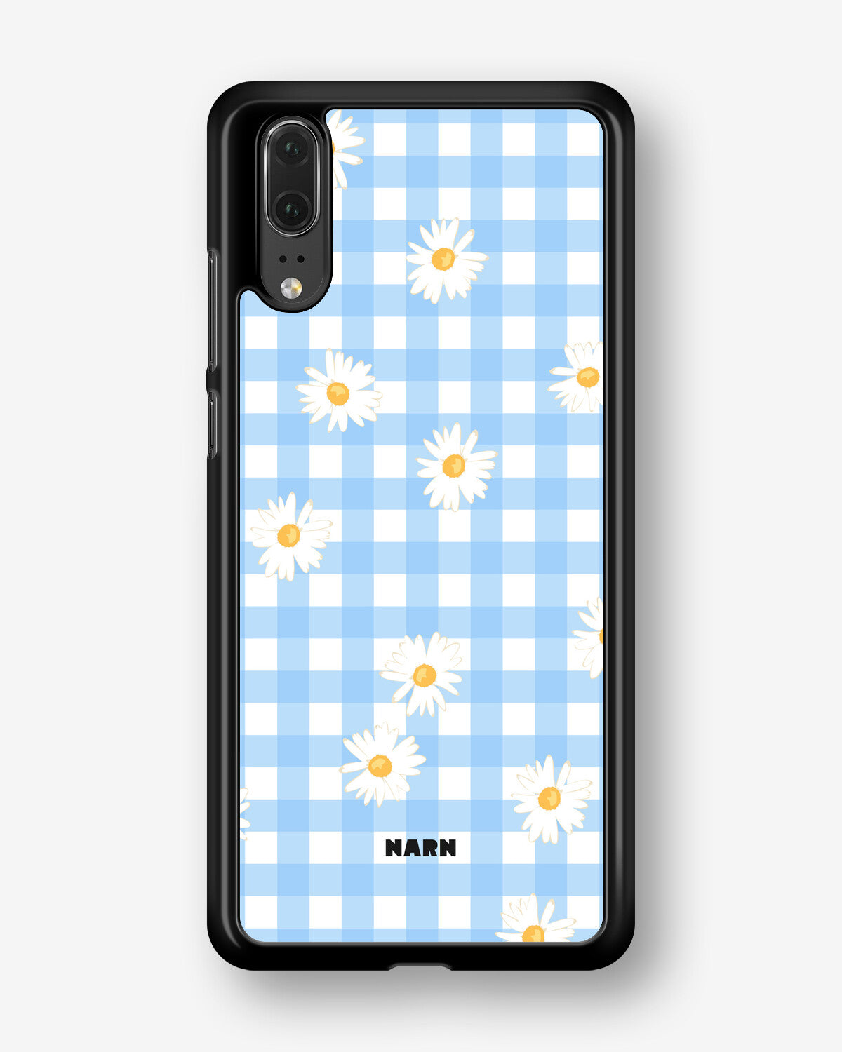 Huawei P20 Hard Case – Blue Daisies - View 1