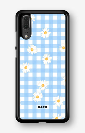 Huawei P20 Hard Case – Blue Daisies - View 1