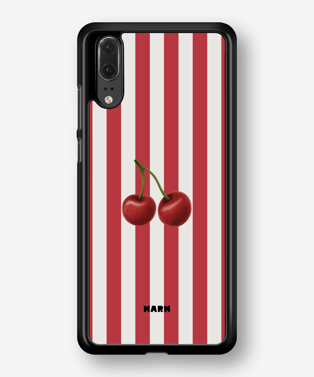 Huawei P20 Hard Case – Cherry Stripes - View 1