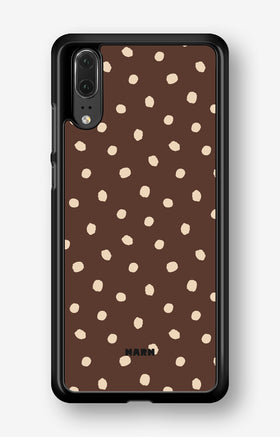 Huawei P20 Hard Case – Choco Dots - View 1