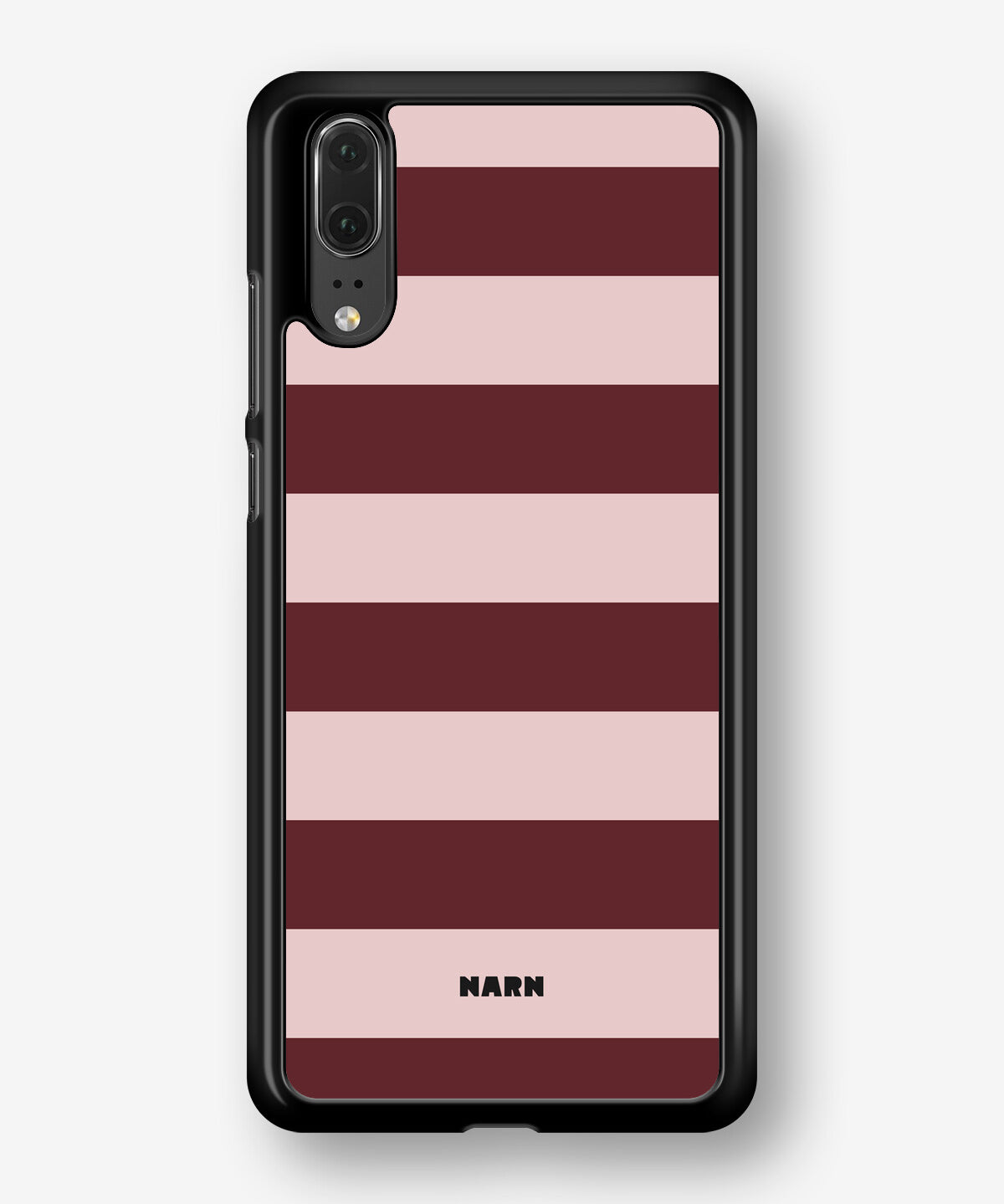 Huawei P20 Hard Case – Cranberry Stripe - View 1
