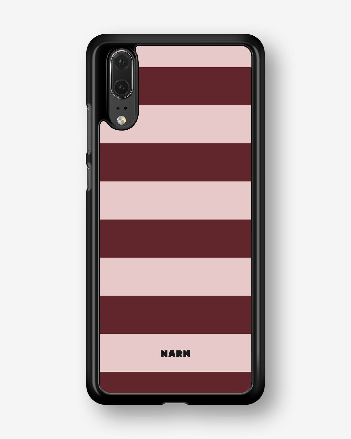 Huawei P20 Hard Case – Cranberry Stripe - View 1