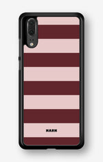 Huawei P20 Hard Case – Cranberry Stripe - View 1