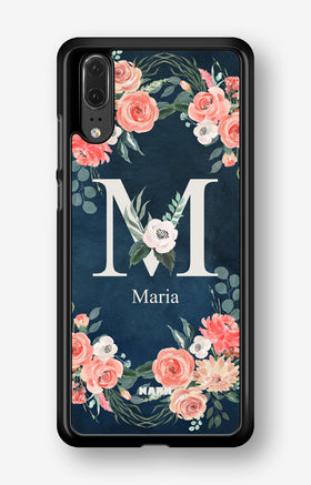 Huawei P20 Hard Case – Custom - Floral - View 1