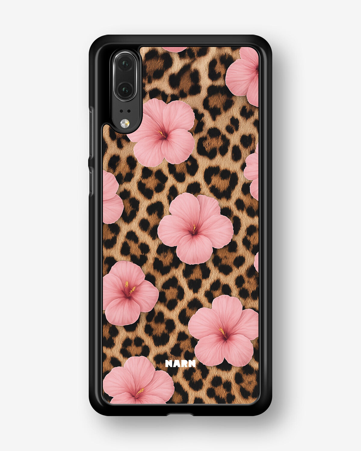 Huawei P20 Hard Case – Leopard Flower - View 1