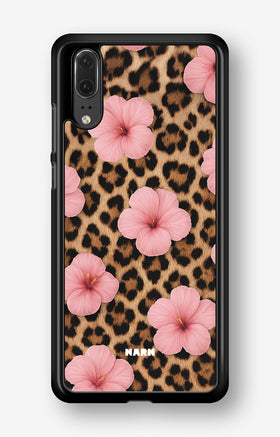 Huawei P20 Hard Case – Leopard Flower - View 1