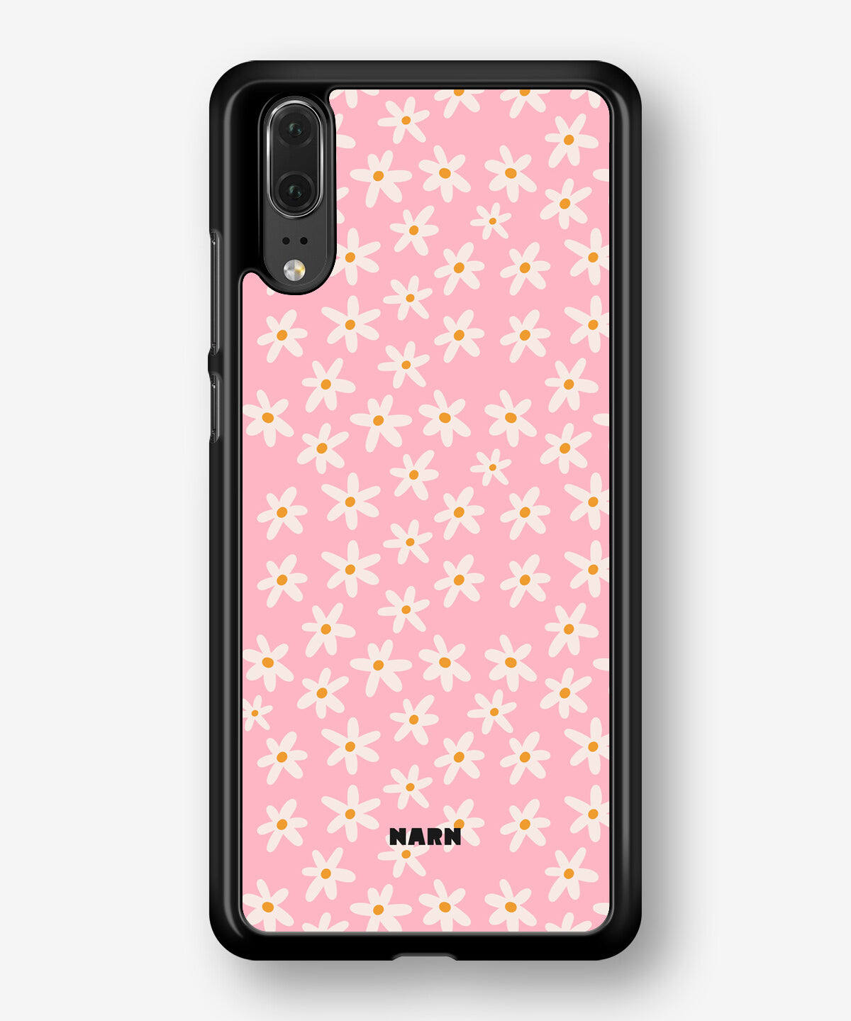 Huawei P20 Hard Case – Pink Daisy - View 1