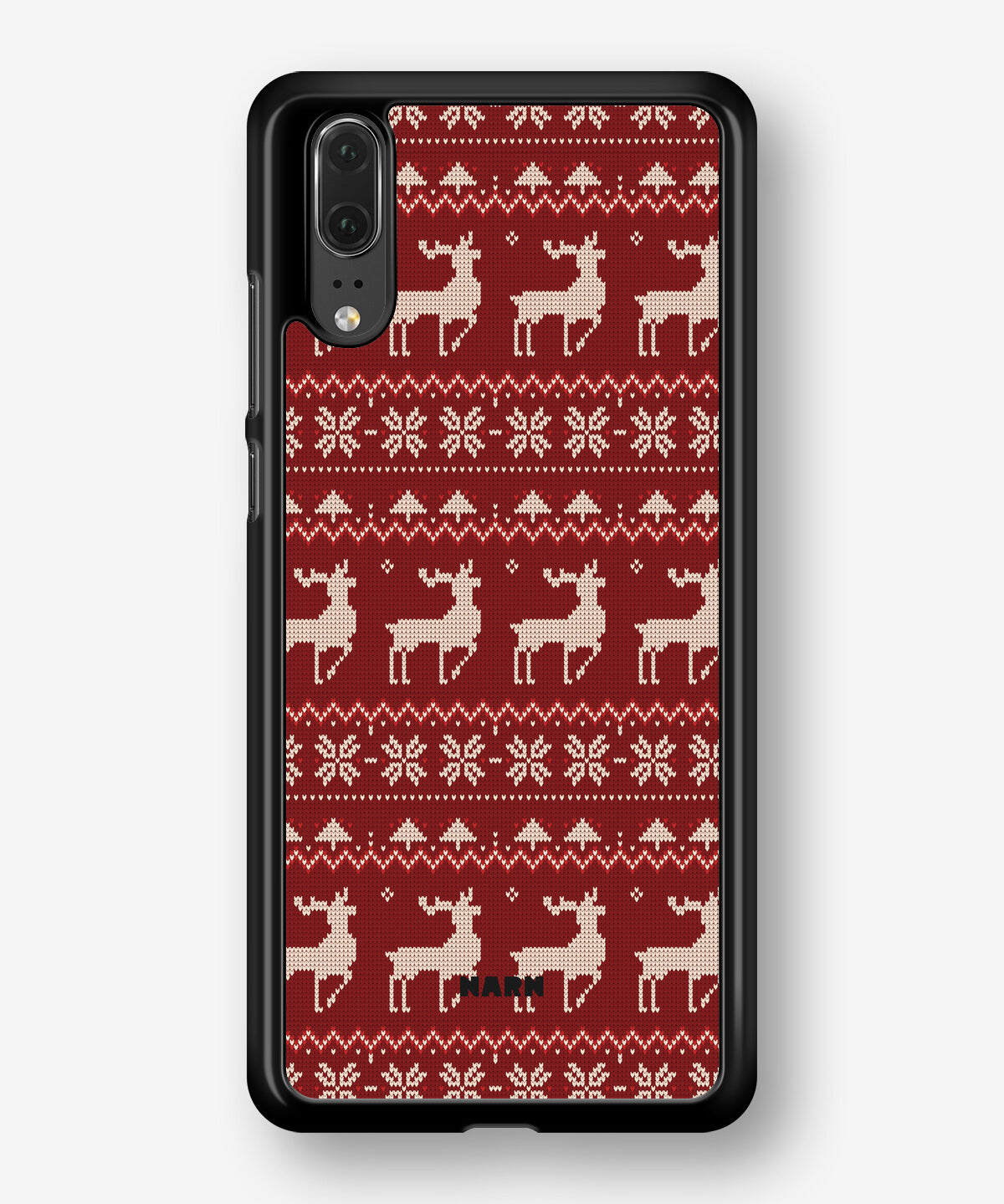 Huawei P20 Hard Case – Reindeer Knit - View 1