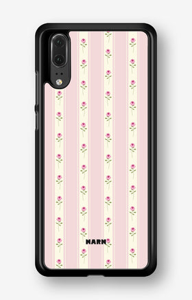 Huawei P20 Hard Case – Rose Lines - View 1