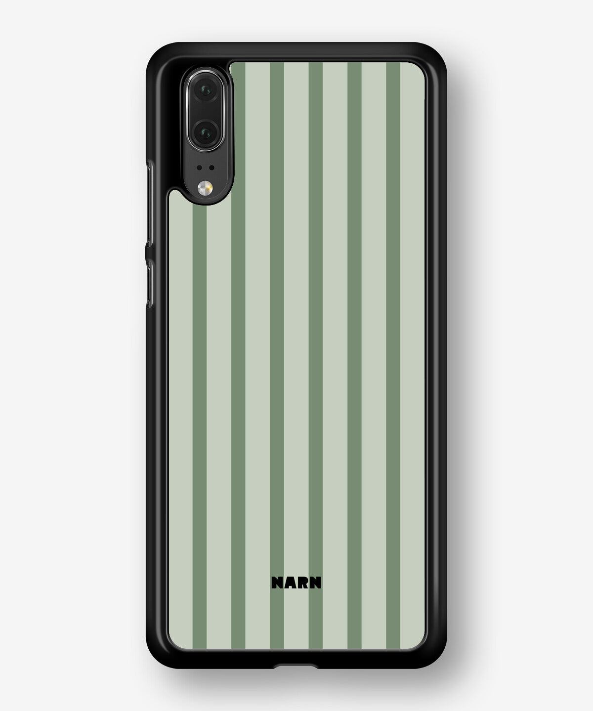 Huawei P20 Hard Case – Sage Stripes - View 1