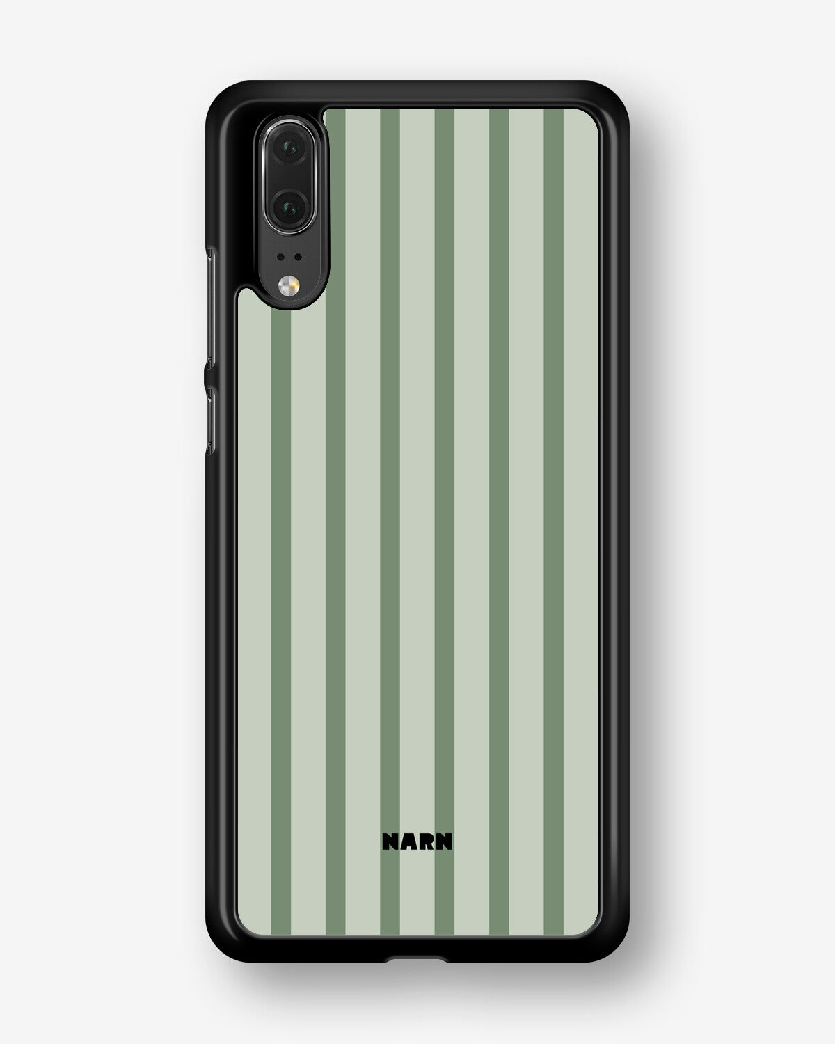 Huawei P20 Hard Case – Sage Stripes - View 1