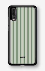 Huawei P20 Hard Case – Sage Stripes - View 1