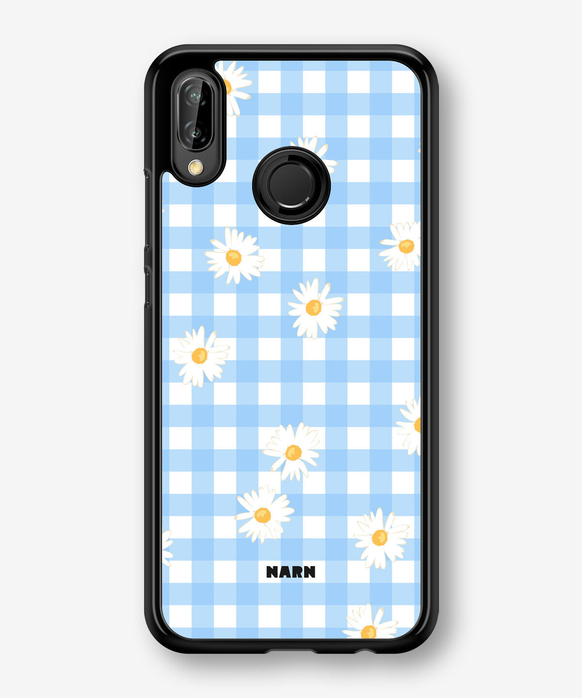 Huawei P20 Lite Hard Case – Blue Daisies - View 1