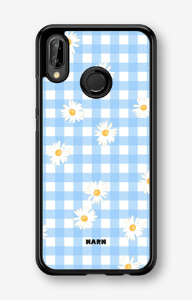 Huawei P20 Lite Hard Case – Blue Daisies - View 1