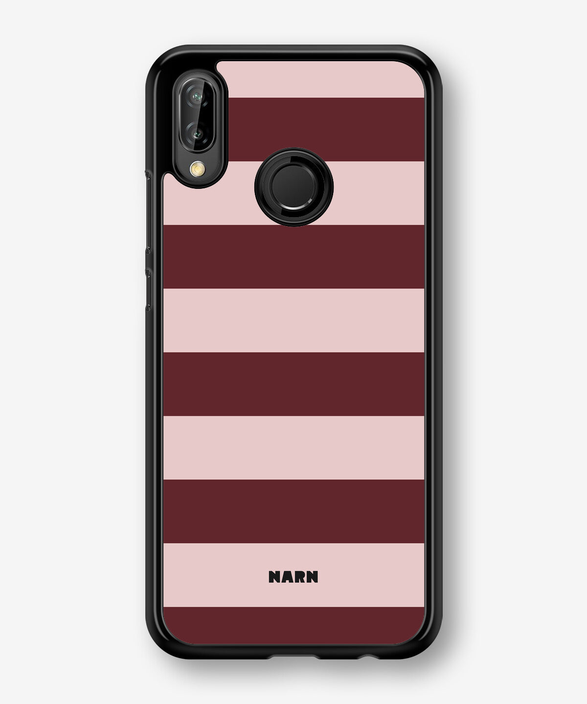 Huawei P20 Lite Hard Case – Cranberry Stripe - View 1